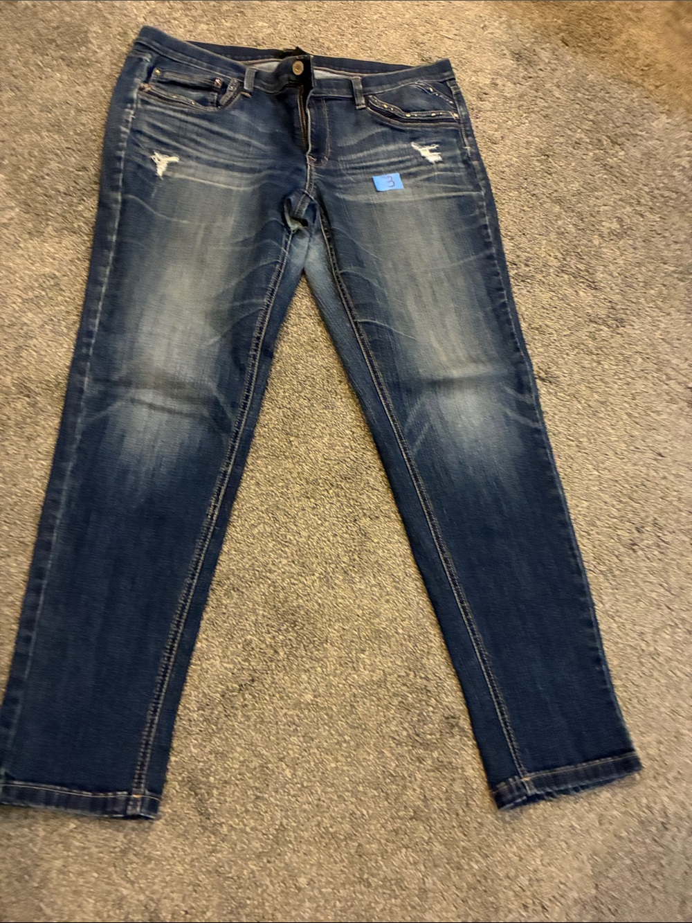 White House Black Market Women's Dark Blue Girlfriend #3